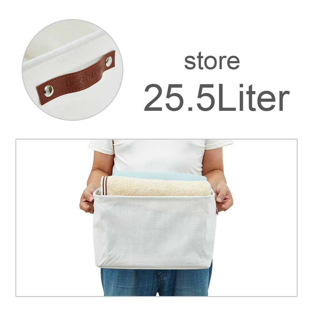 Large Water-Resistant Storage Bins | Collapsible Storage Basket | Toy Storage Organizer