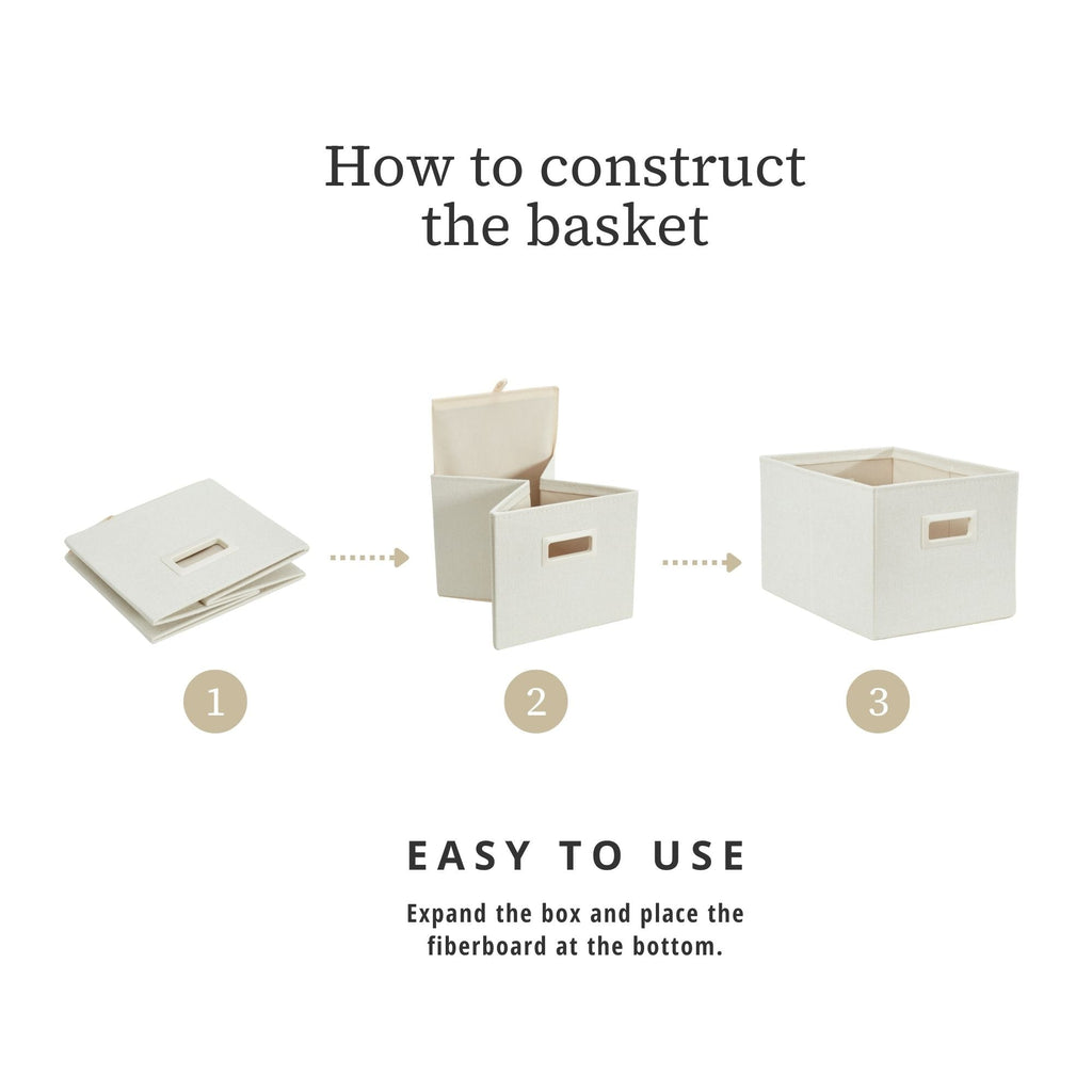 Premium Storage Baskets for Shelves | Durable Closet Organizers for Clothes, Books & Toys
