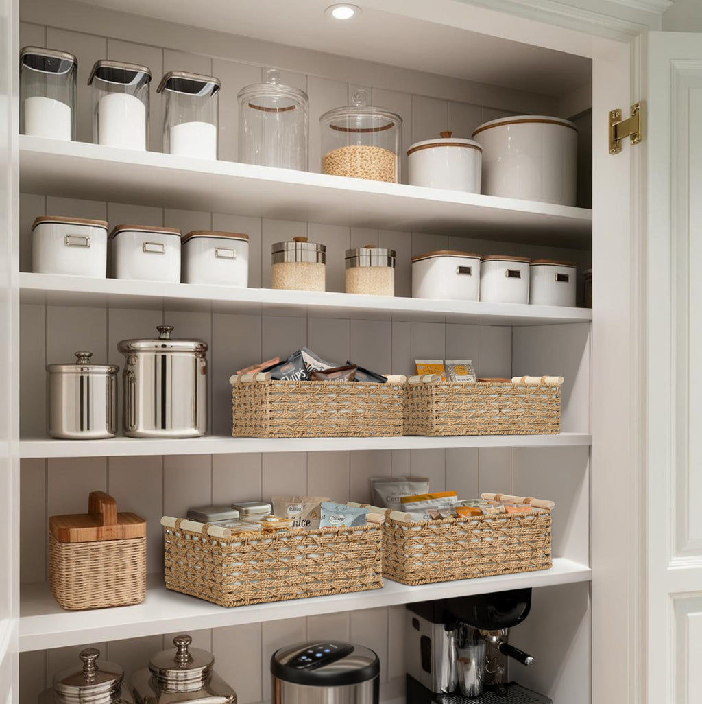 Boho Rope Décor Storage Baskets - Home Décor Storage Basket