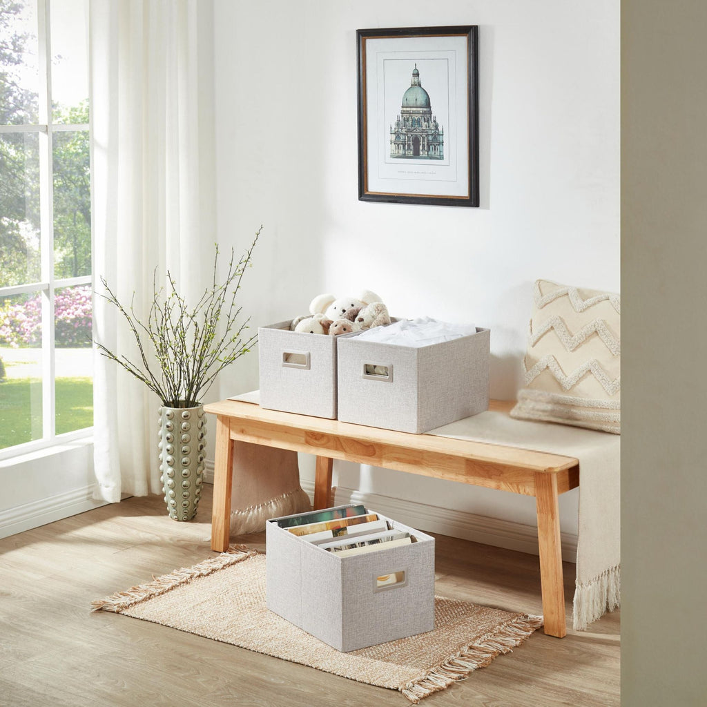 Premium Storage Baskets for Shelves | Durable Closet Organizers for Clothes, Books & Toys