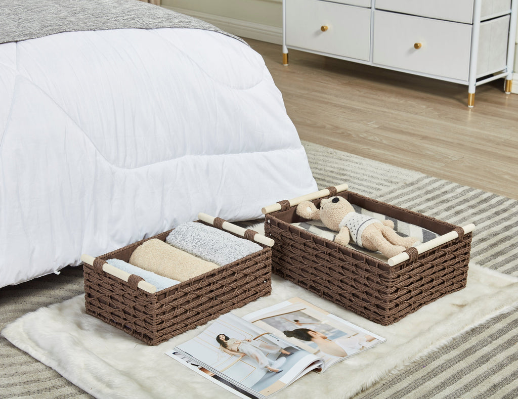 Boho Rope Décor Storage Baskets - Home Décor Storage Basket
