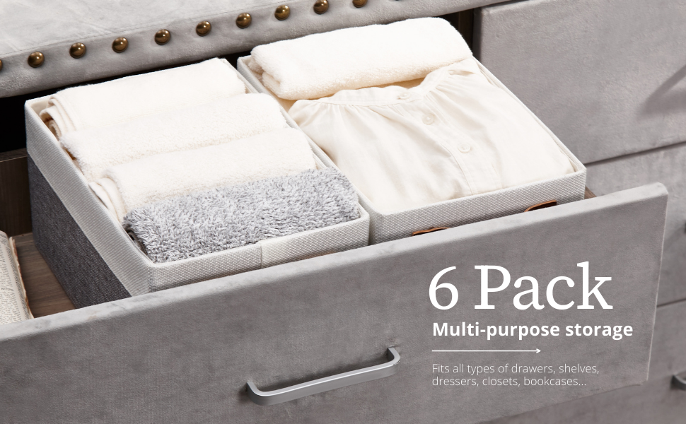 Small Storage Bins Collapsible Sturdy Storage Basket | Storage Organizer Baskets
