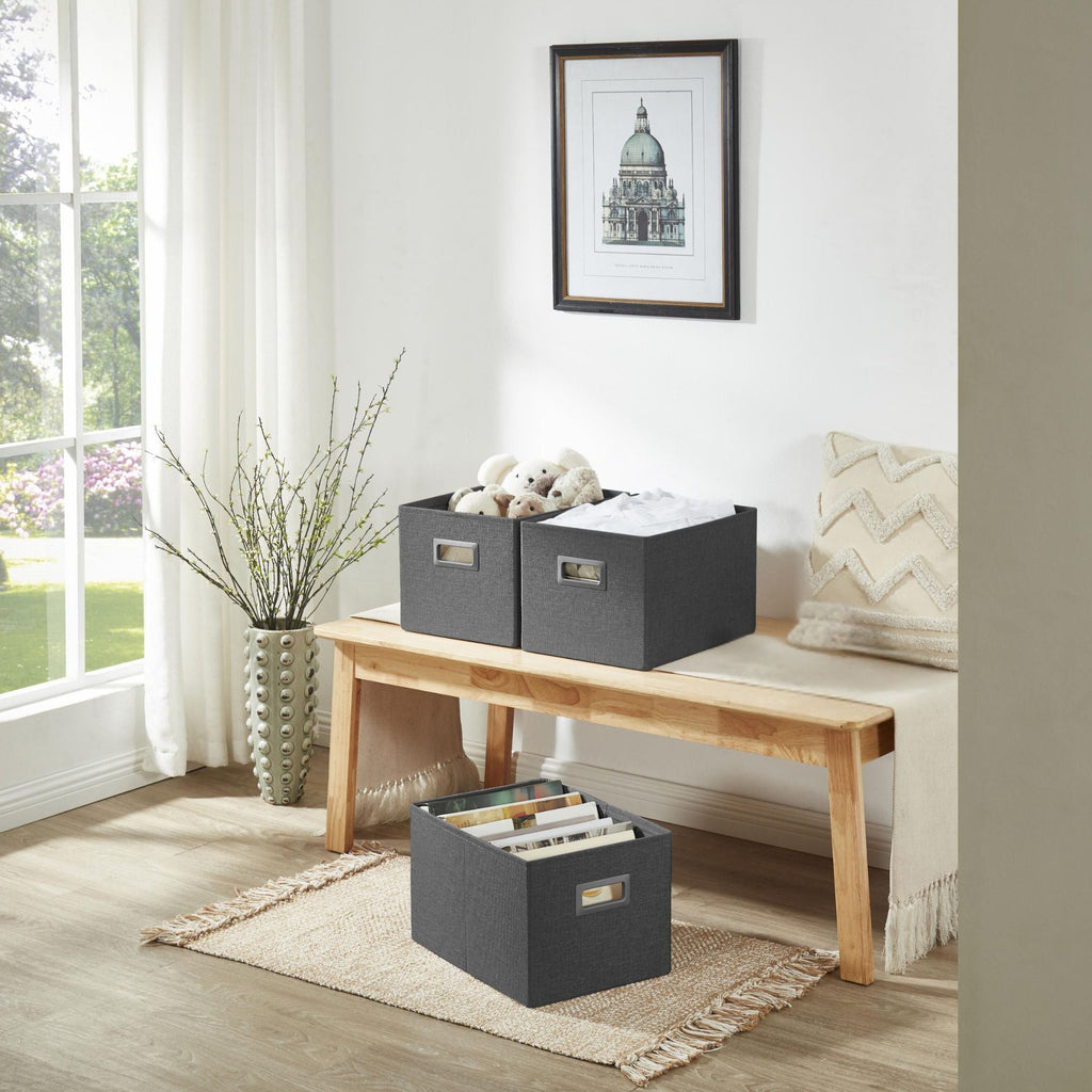 Premium Storage Baskets for Shelves | Durable Closet Organizers for Clothes, Books & Toys