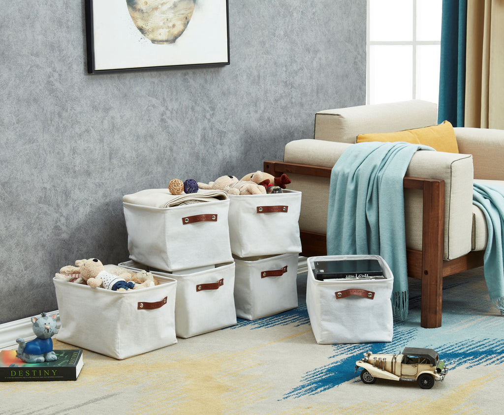 Large Water-Resistant Storage Bins | Collapsible Storage Basket | Toy Storage Organizer