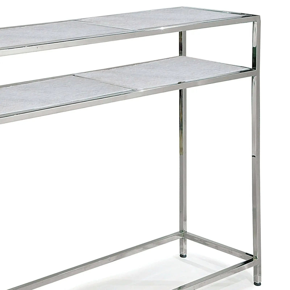 Echelon Console Table – Marble & Brass, 54" Wide