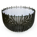 Webbed Coffee Table – Blackened Iron