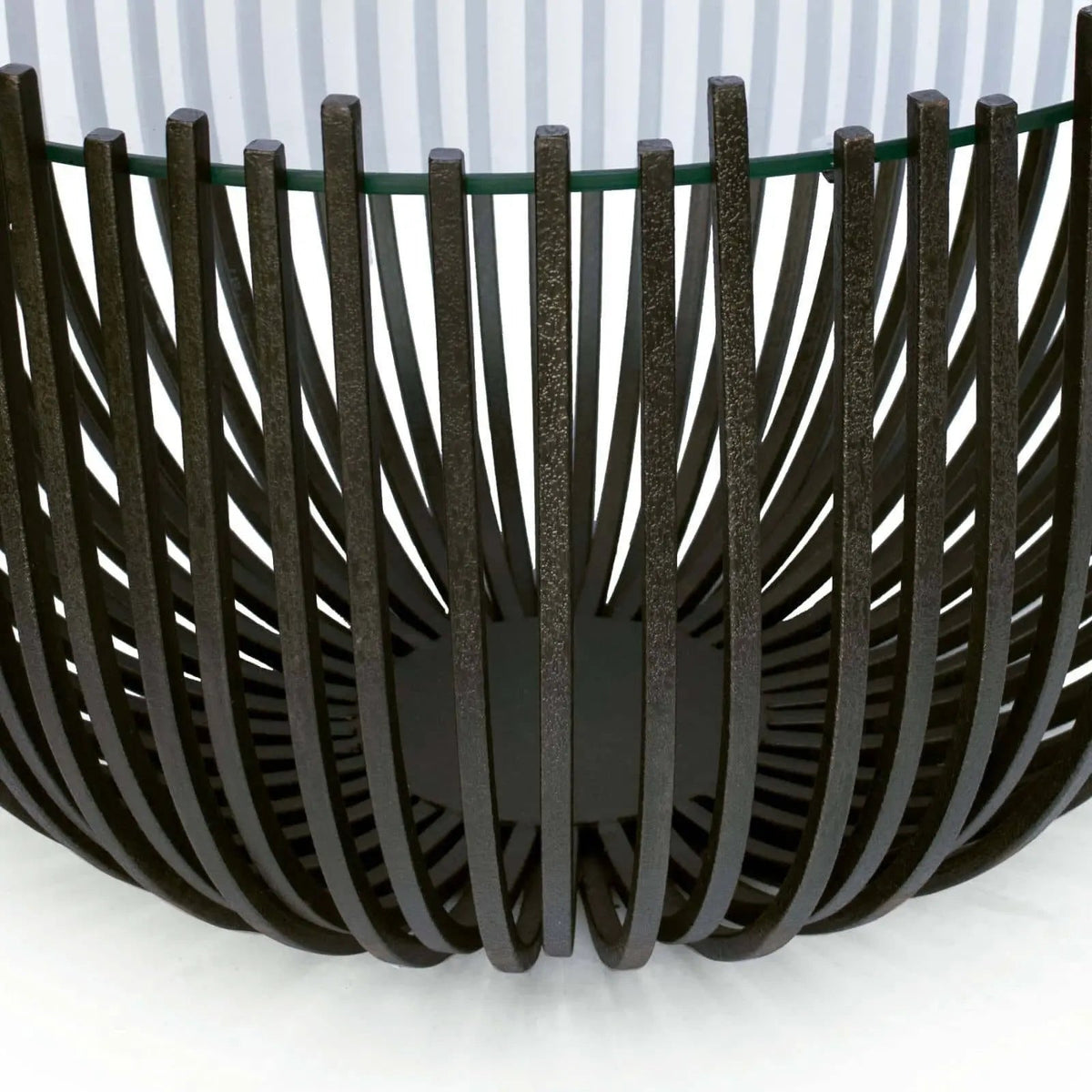Webbed Coffee Table – Blackened Iron
