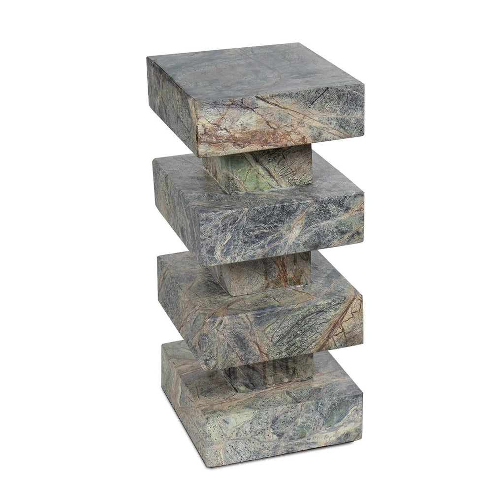 Charli Marble Accent Table – White or Green Marble