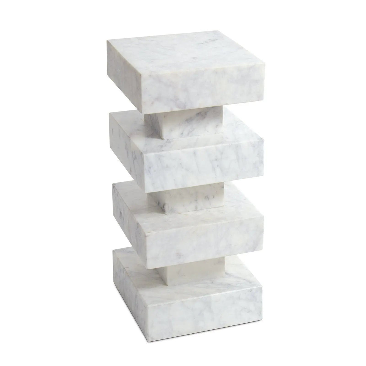 Charli Marble Accent Table – White or Green Marble