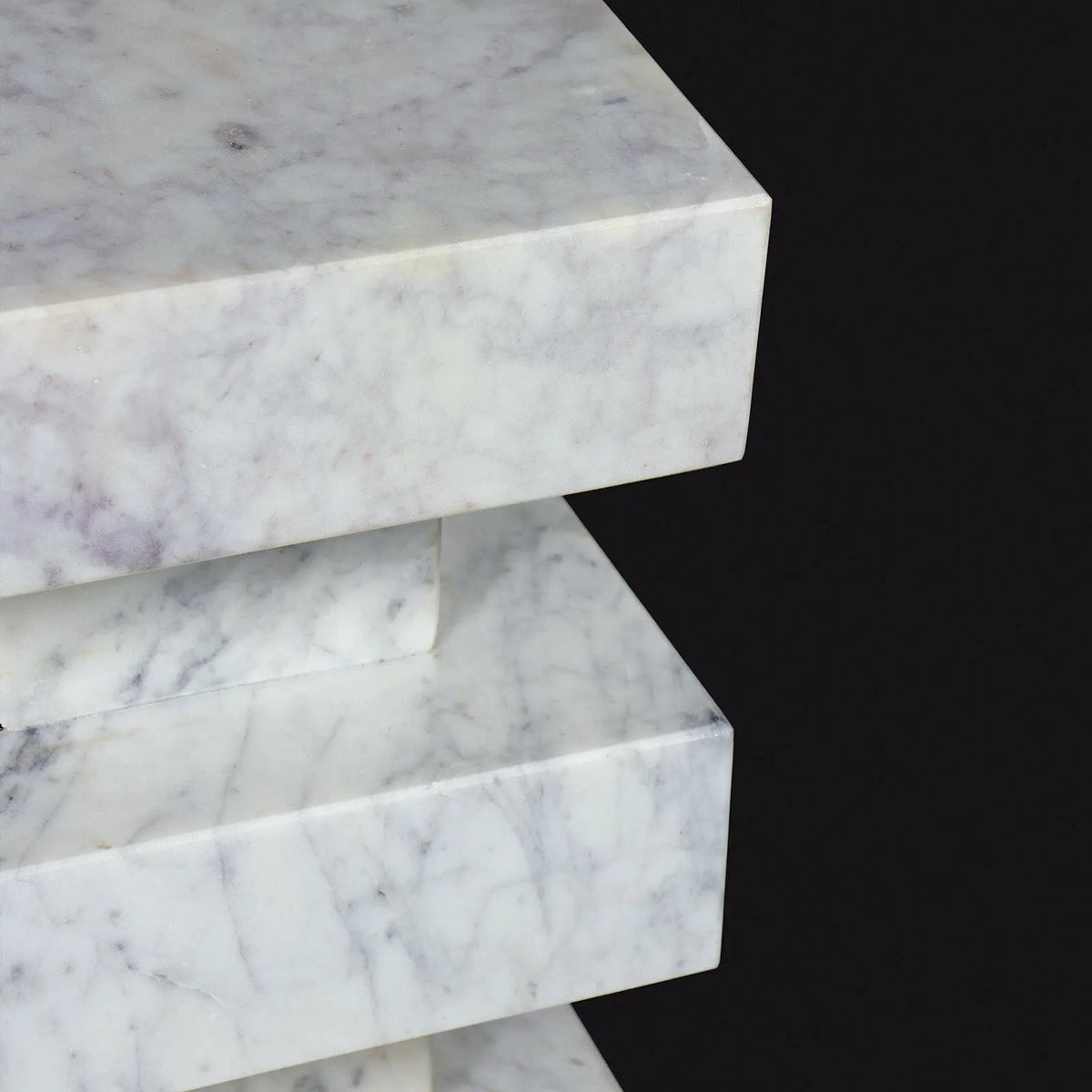 Charli Marble Accent Table – White or Green Marble