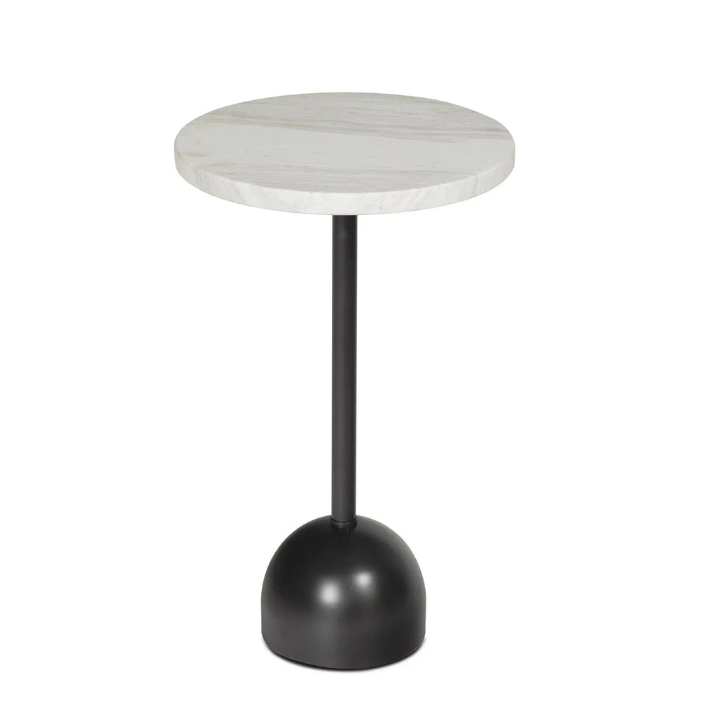 Arthur Accent Table – Round Marble Top on Goblet Base