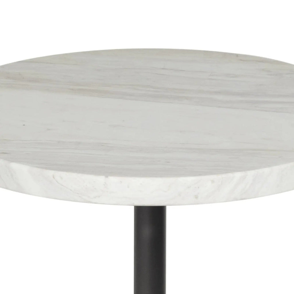 Arthur Accent Table – Round Marble Top on Goblet Base