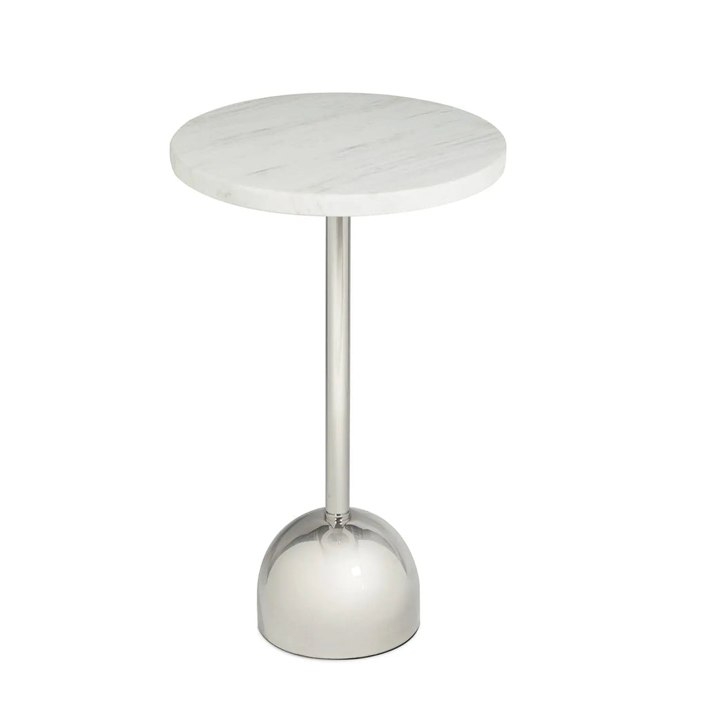 Arthur Accent Table – Round Marble Top on Goblet Base