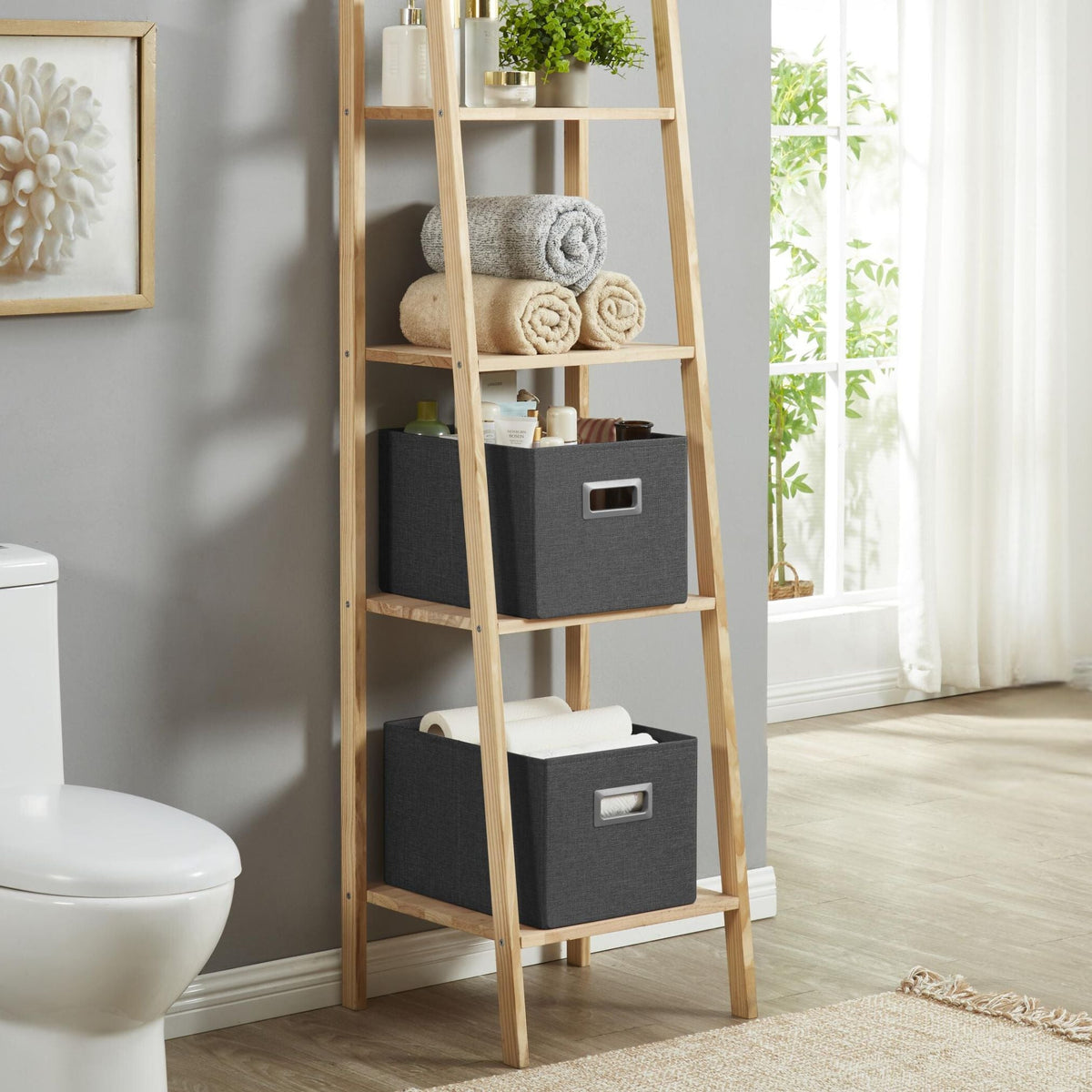 Premium Storage Baskets for Shelves | Durable Closet Organizers for Clothes, Books & Toys
