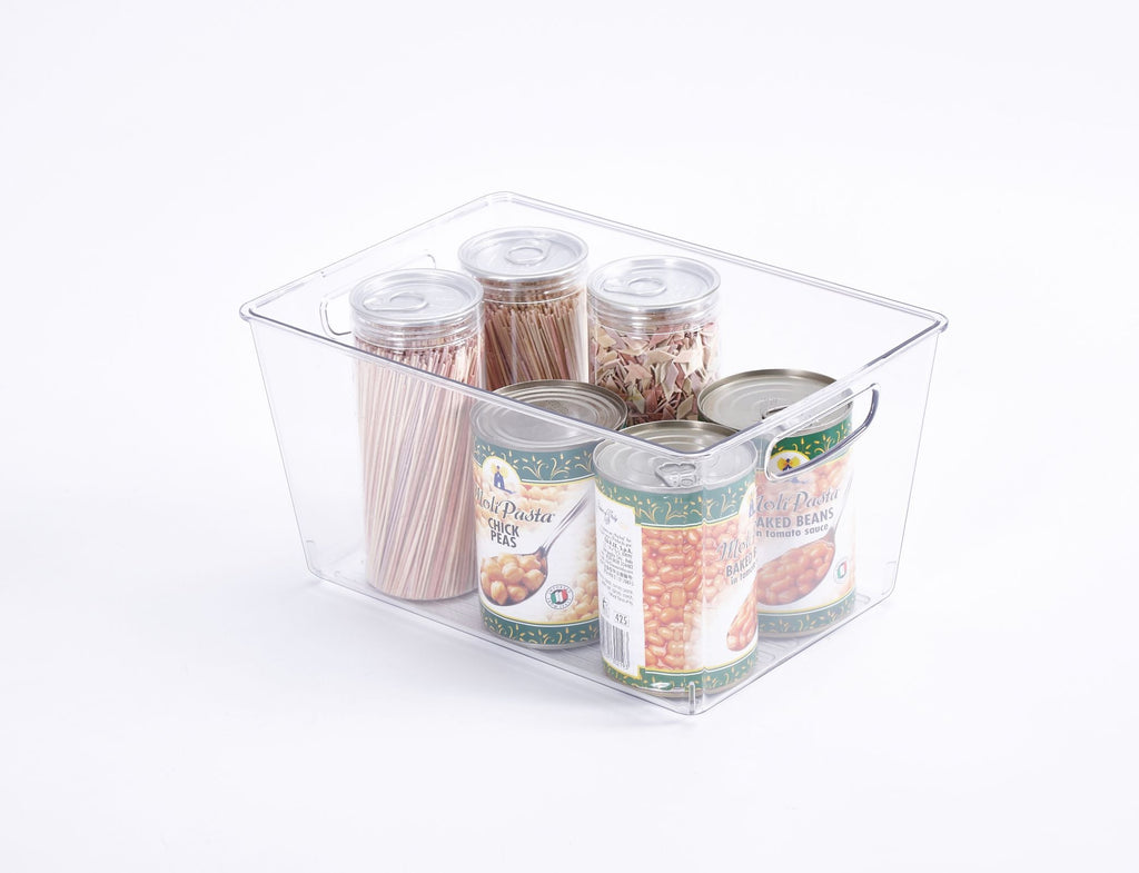 11.4" Fridge Organizer Clear Storage Bins - Transparent Kitchen & Pantry Organizers