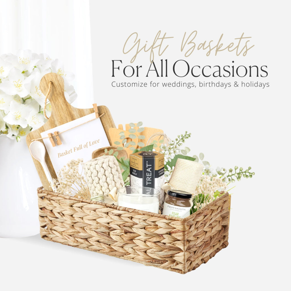 Water Hyacinth Decorative Basket for Home Decor - Multi-purpose Wicker Baskets