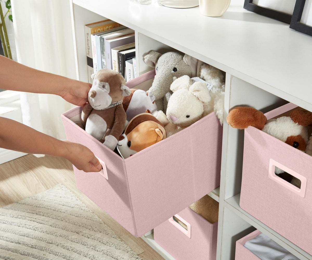 Premium Storage Baskets for Shelves | Durable Closet Organizers for Clothes, Books & Toys