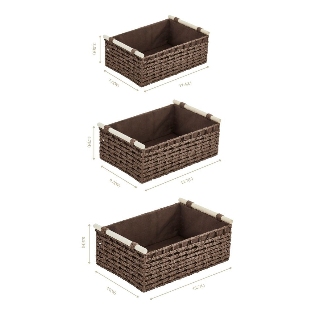 Boho Rope Décor Storage Baskets - Home Décor Storage Basket