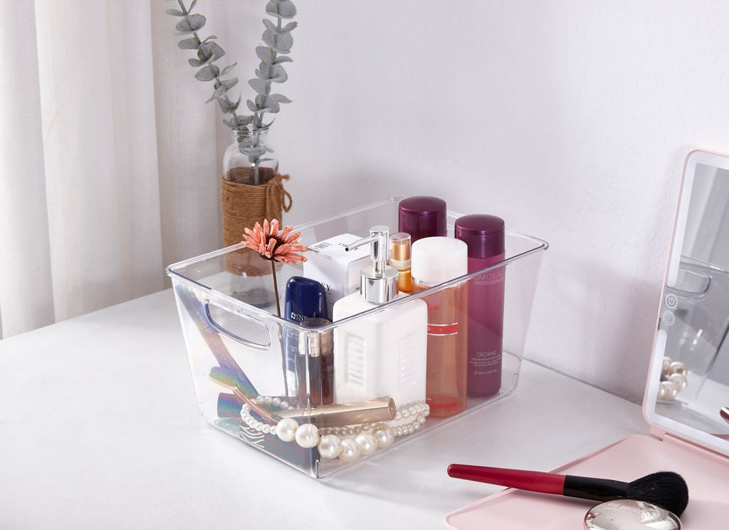 11.4" Fridge Organizer Clear Storage Bins - Transparent Kitchen & Pantry Organizers