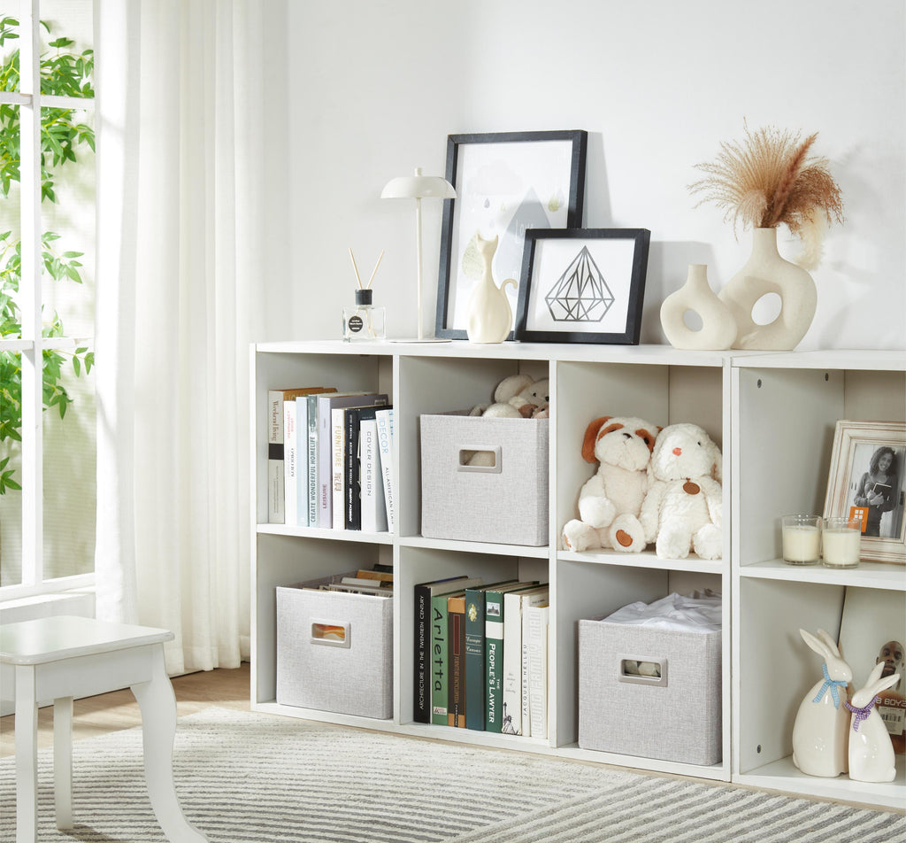 Premium Storage Baskets for Shelves | Durable Closet Organizers for Clothes, Books & Toys