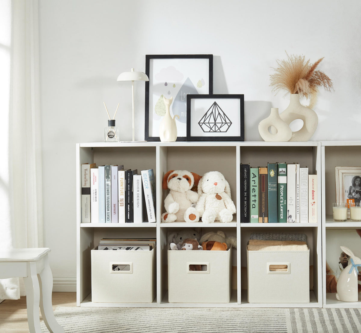 Premium Storage Baskets for Shelves | Durable Closet Organizers for Clothes, Books & Toys