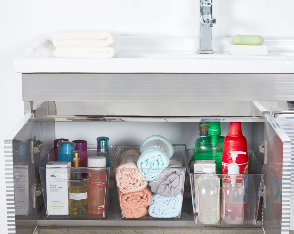 11.4" Fridge Organizer Clear Storage Bins - Transparent Kitchen & Pantry Organizers