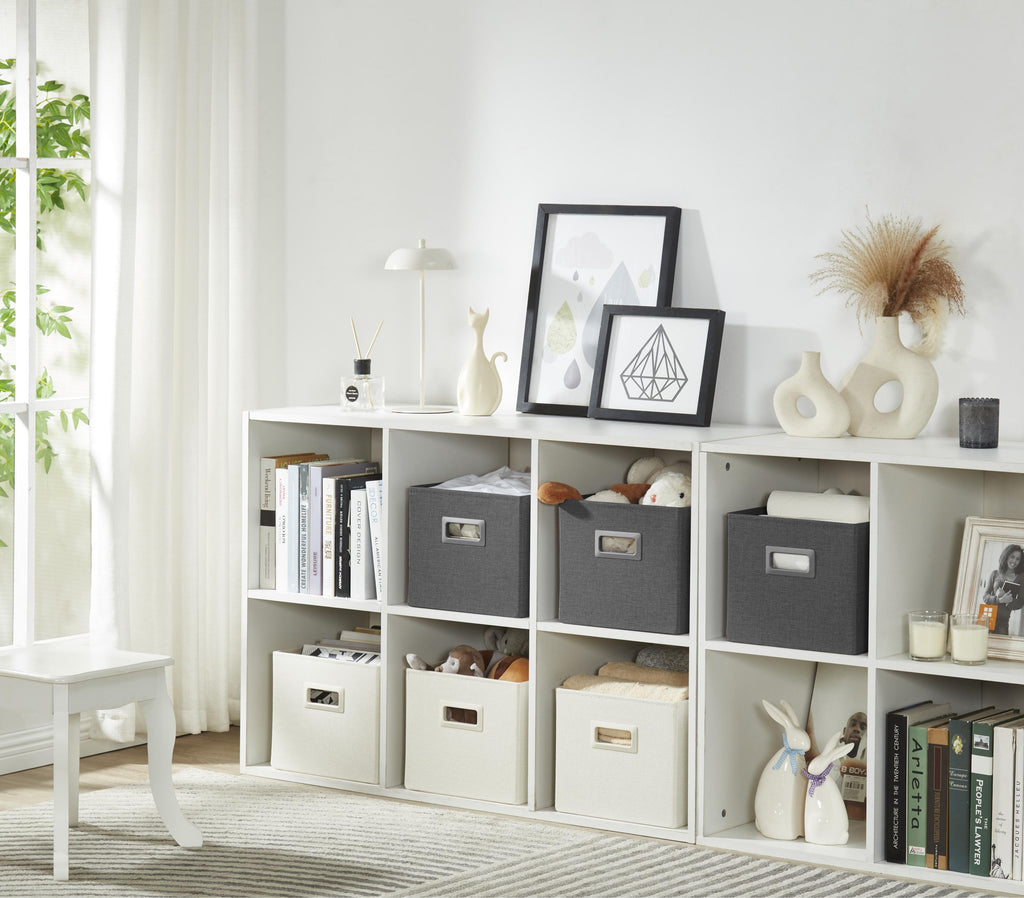 Premium Storage Baskets for Shelves | Durable Closet Organizers for Clothes, Books & Toys