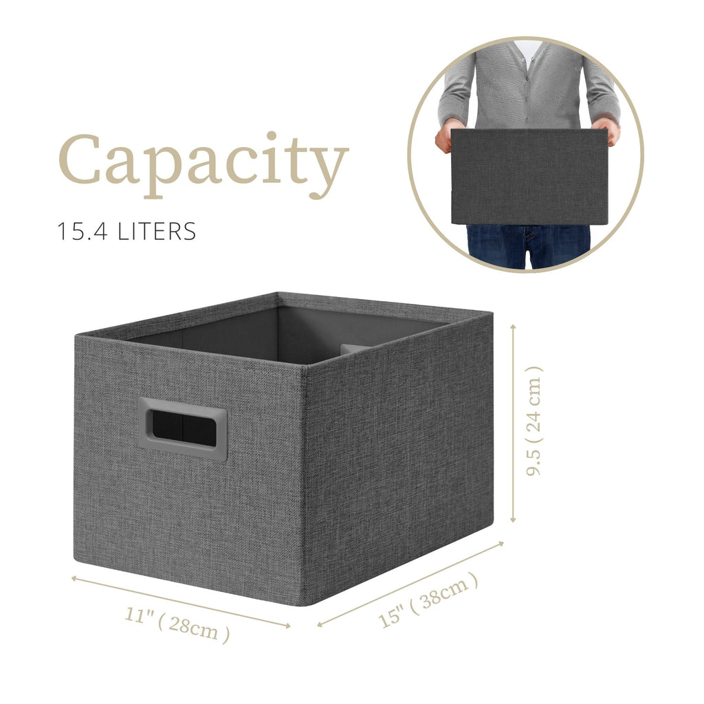 Premium Storage Baskets for Shelves | Durable Closet Organizers for Clothes, Books & Toys
