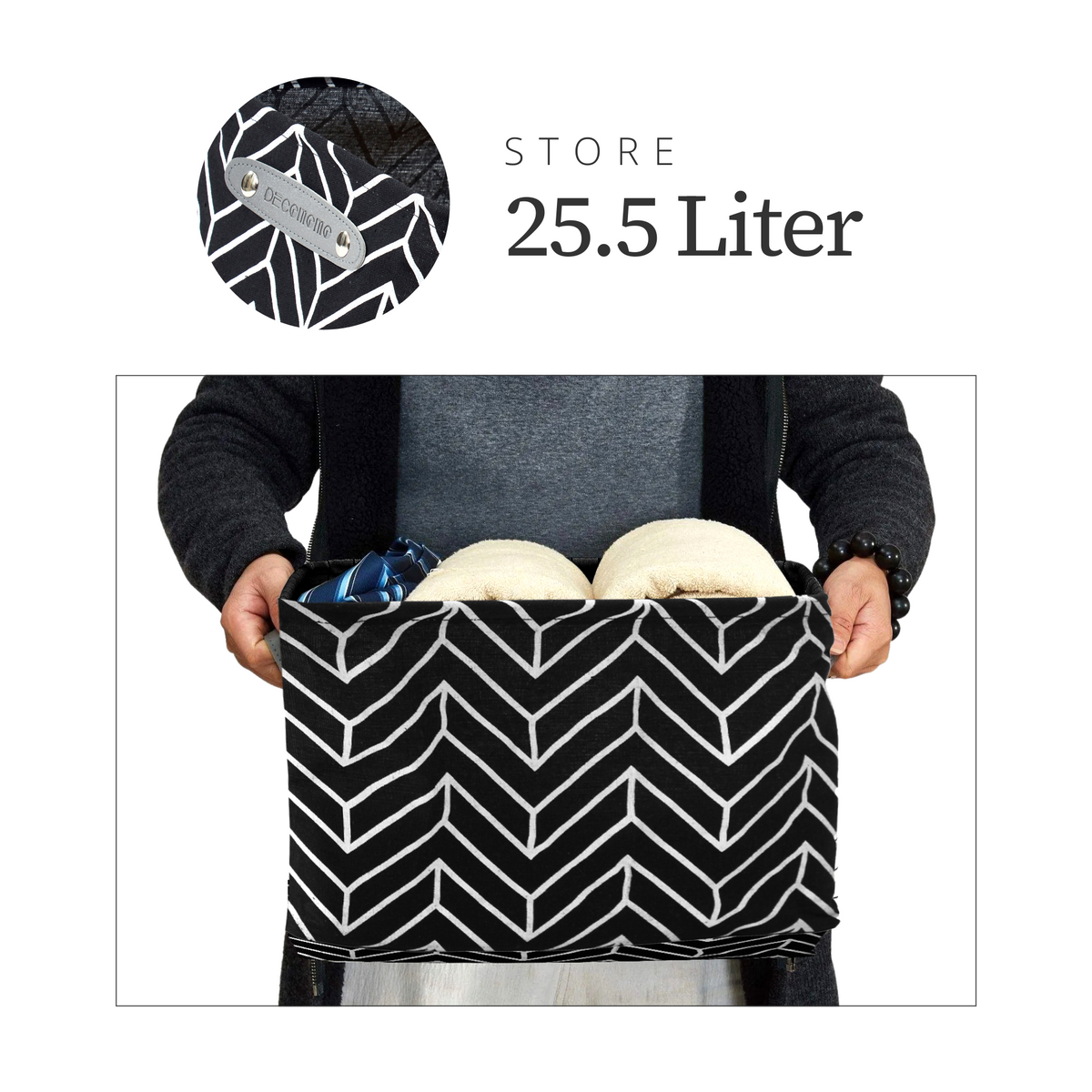 Large Water-Resistant Storage Bins | Collapsible Storage Basket | Toy Storage Organizer