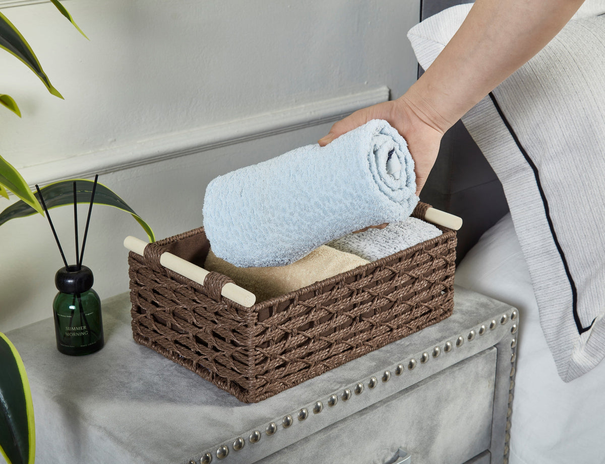 Boho Rope Décor Storage Baskets - Home Décor Storage Basket