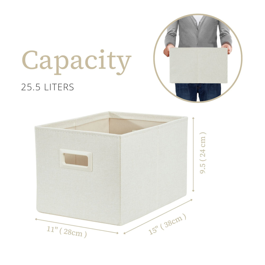 Premium Storage Baskets for Shelves | Durable Closet Organizers for Clothes, Books & Toys