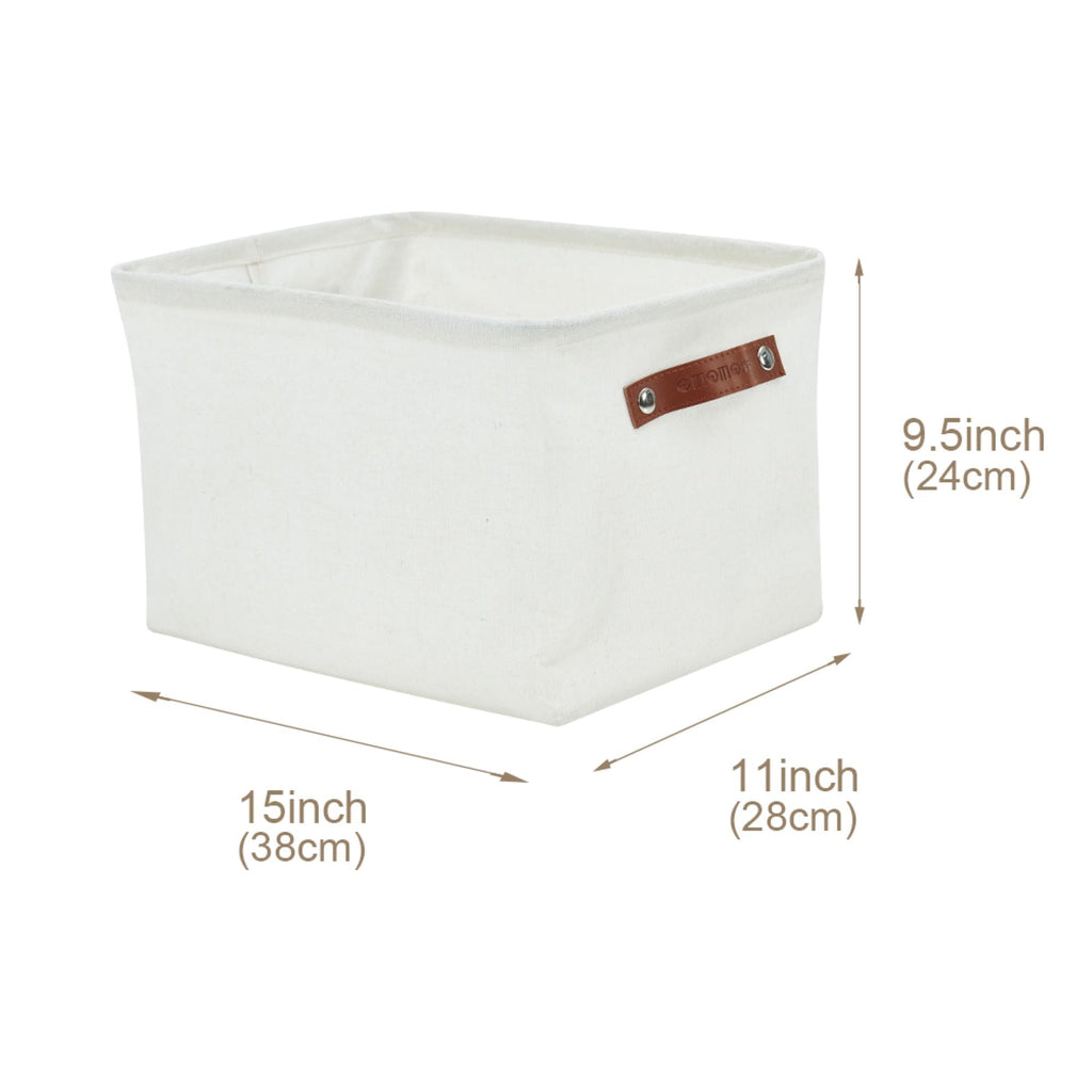 Large Water-Resistant Storage Bins | Collapsible Storage Basket | Toy Storage Organizer