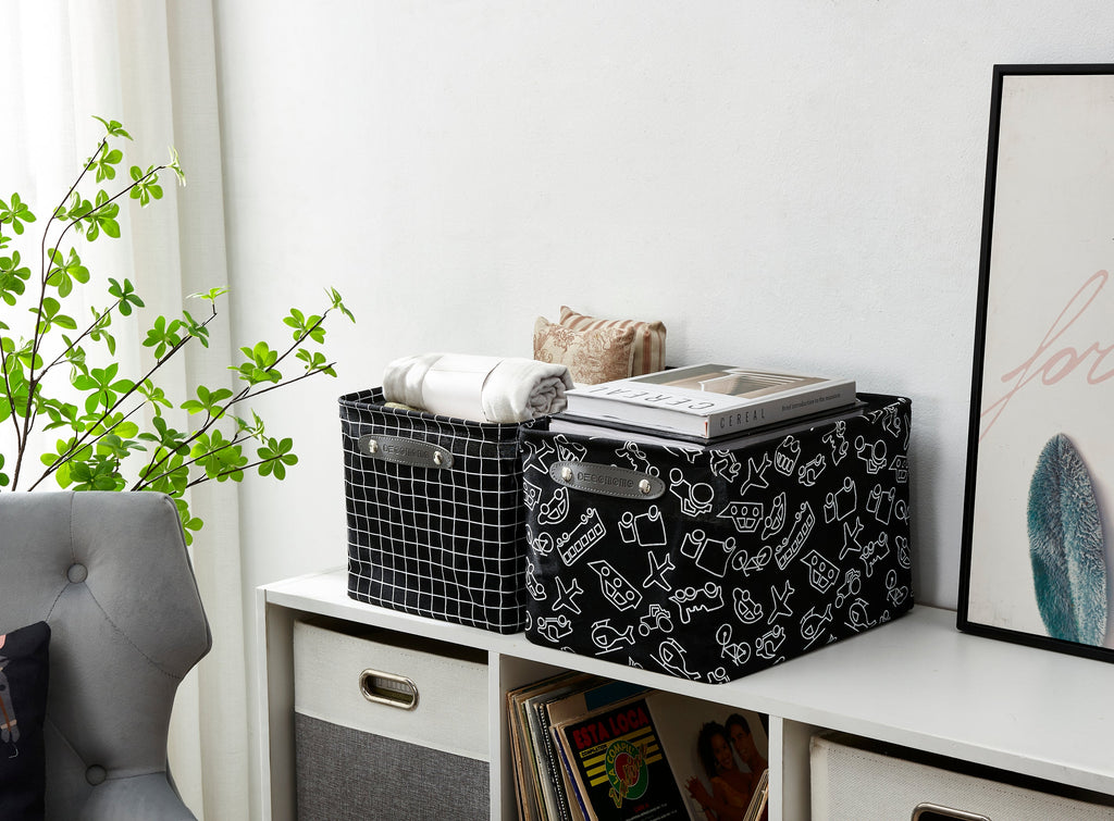 Large Water-Resistant Storage Bins | Collapsible Storage Basket | Toy Storage Organizer