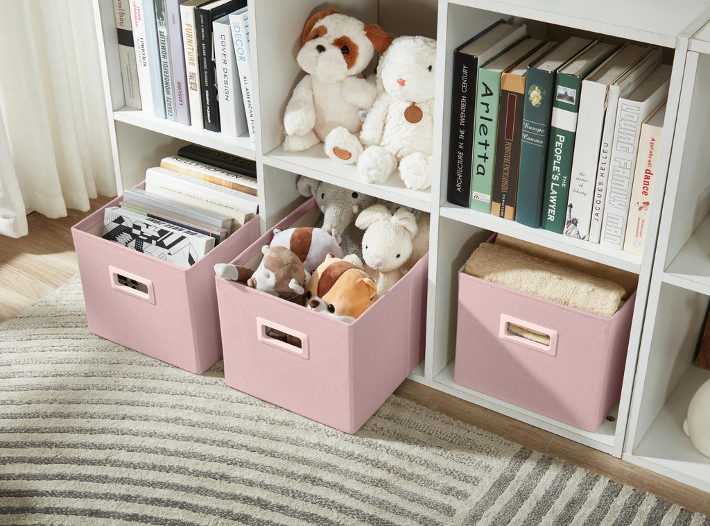 Premium Storage Baskets for Shelves | Durable Closet Organizers for Clothes, Books & Toys