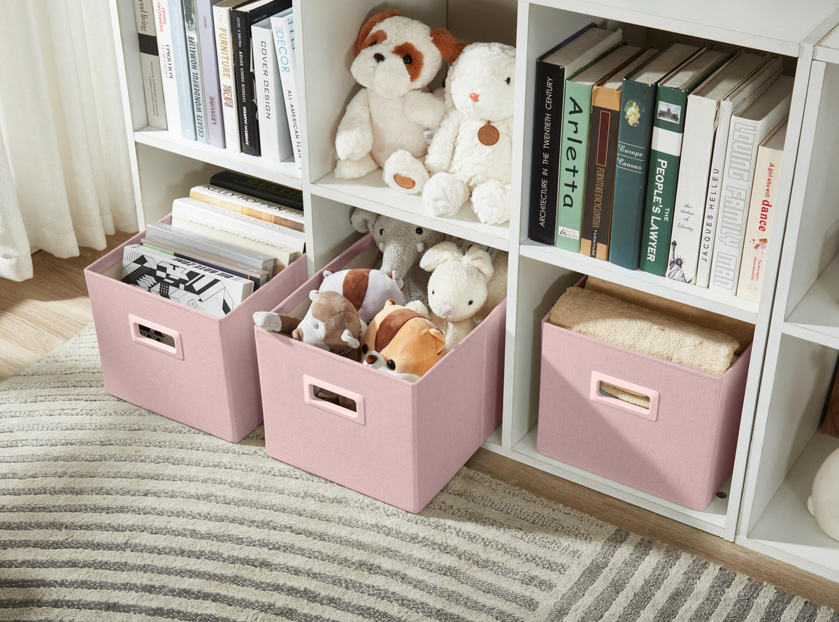 Premium Storage Baskets for Shelves | Durable Closet Organizers for Clothes, Books & Toys
