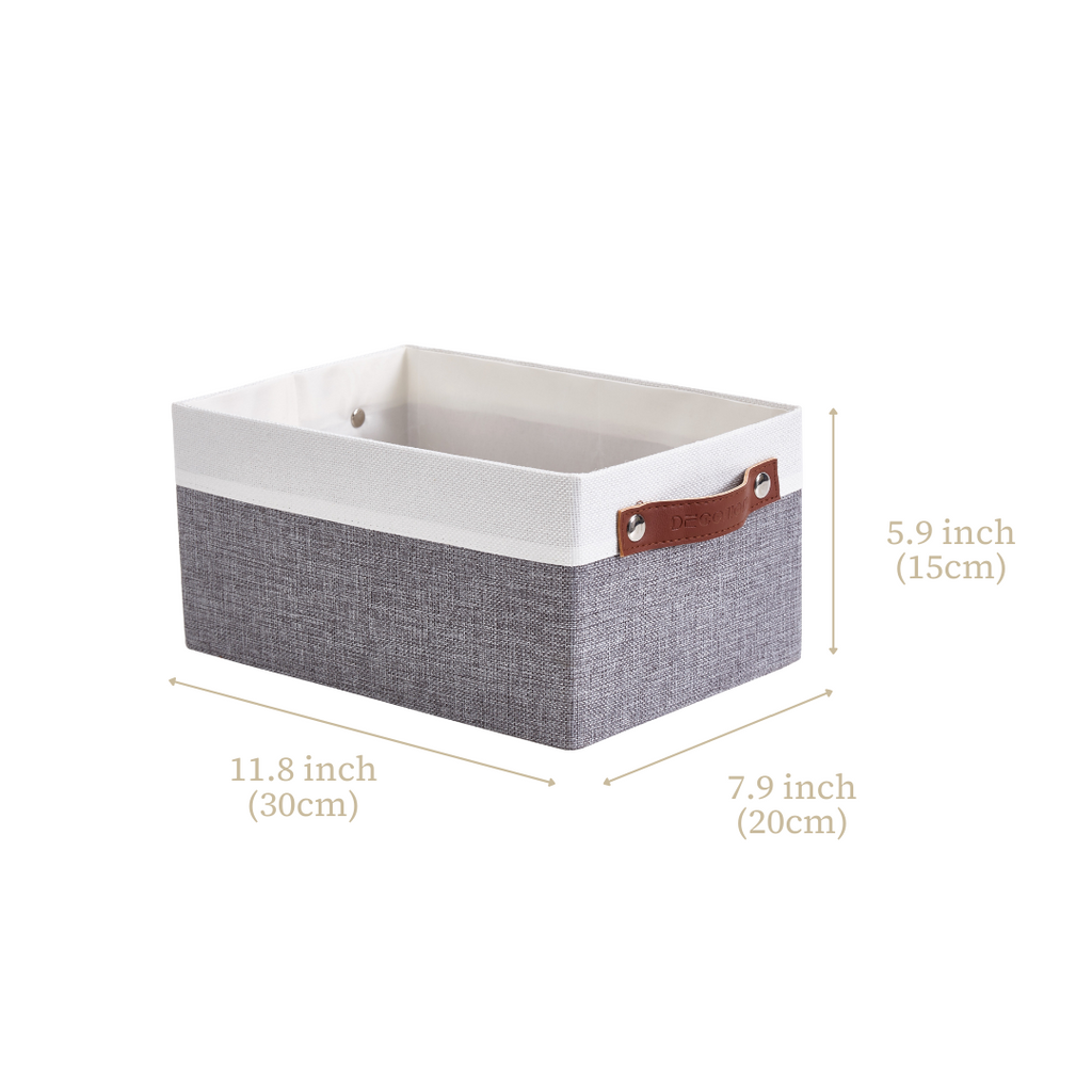Small Storage Bins Collapsible Sturdy Storage Basket | Storage Organizer Baskets