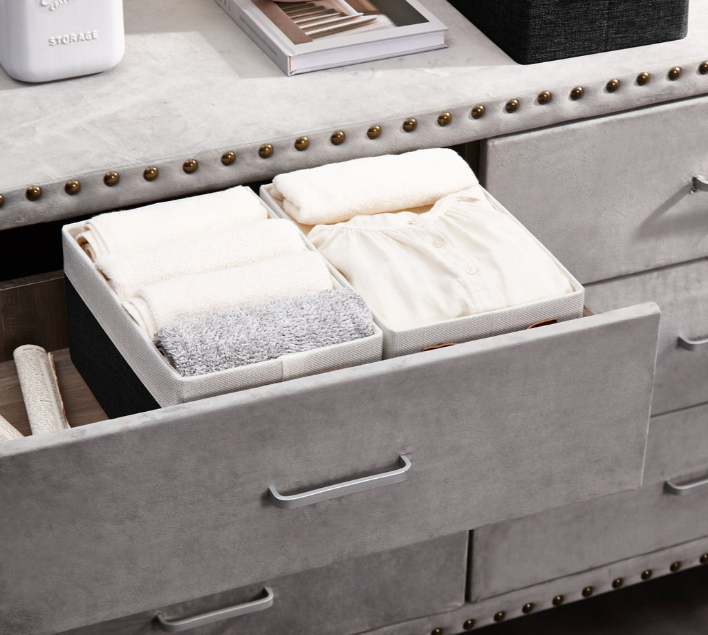 Small Storage Bins Collapsible Sturdy Storage Basket | Storage Organizer Baskets