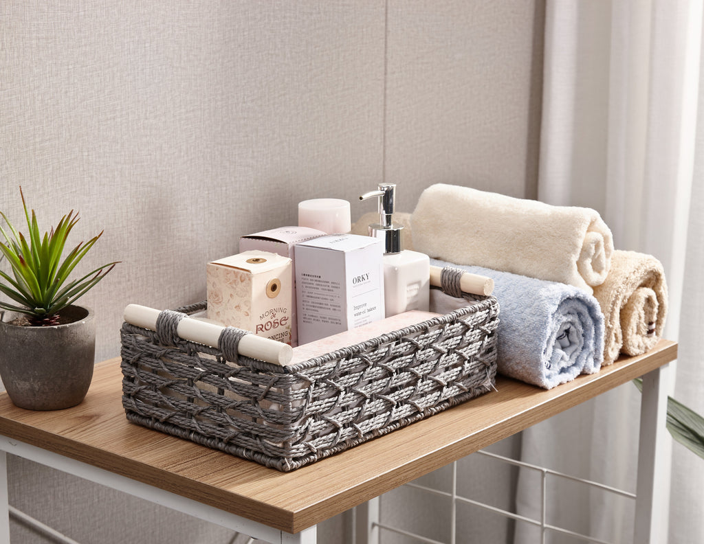 Boho Rope Décor Storage Baskets - Home Décor Storage Basket