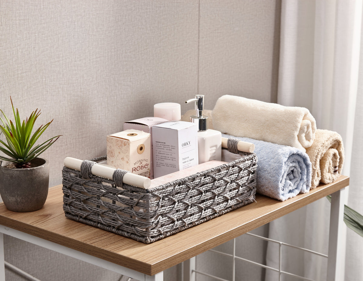 Boho Rope Décor Storage Baskets - Home Décor Storage Basket