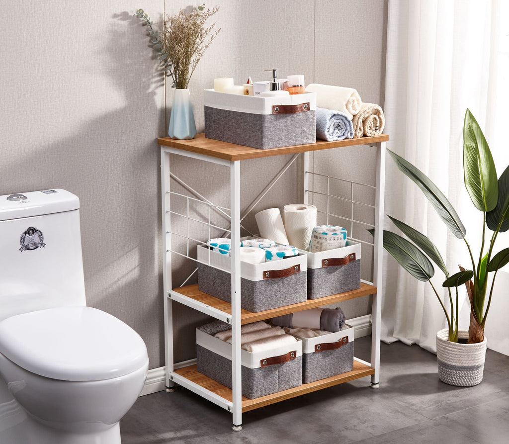 Small Storage Bins Collapsible Sturdy Storage Basket | Storage Organizer Baskets
