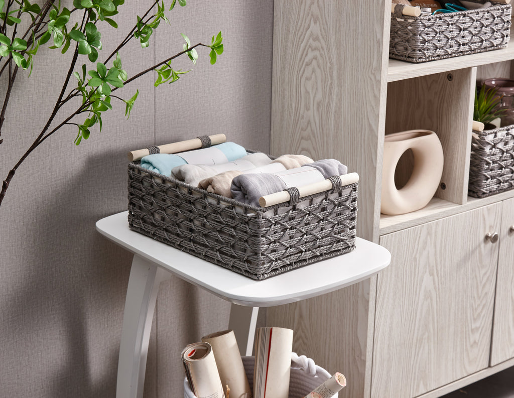Boho Rope Décor Storage Baskets - Home Décor Storage Basket