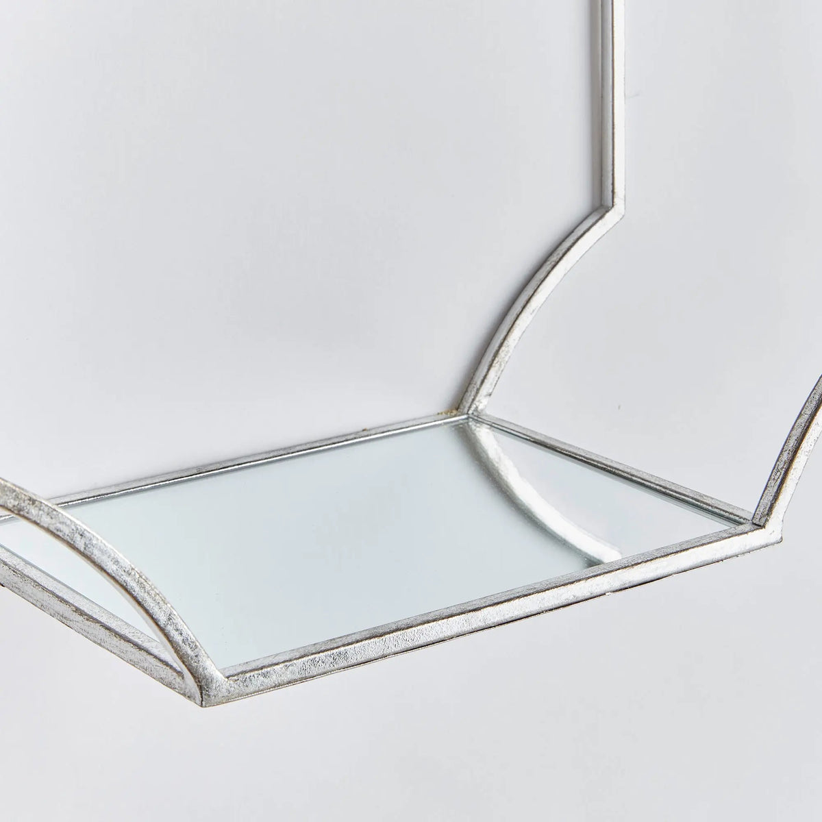 Hudson Mirrored Wall Shelves – Set of 3, Silver or Gold