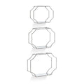 Hudson Mirrored Wall Shelves – Set of 3, Silver or Gold