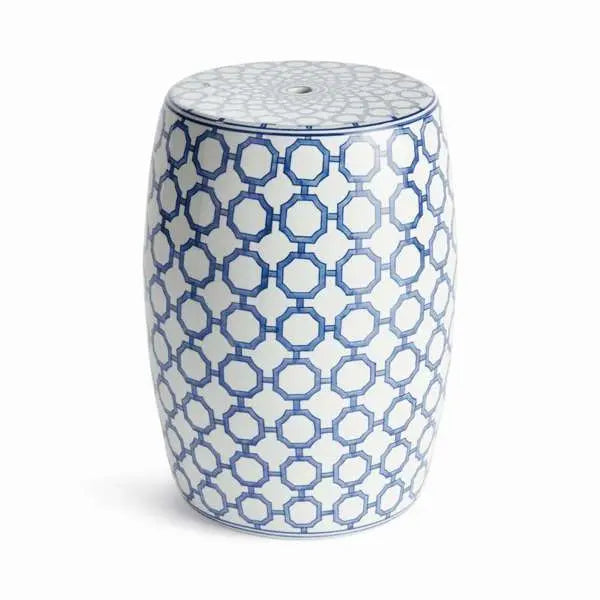 Dynasty Link Ceramic Garden Stool – Blue & White