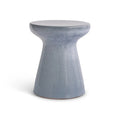 Nanette Side Table – 18" Reactive Glaze Earthenware