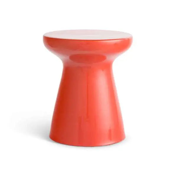 Nanette Side Table – 18" Reactive Glaze Earthenware
