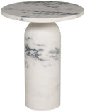 Canyon End Table – Ambaji White Marble