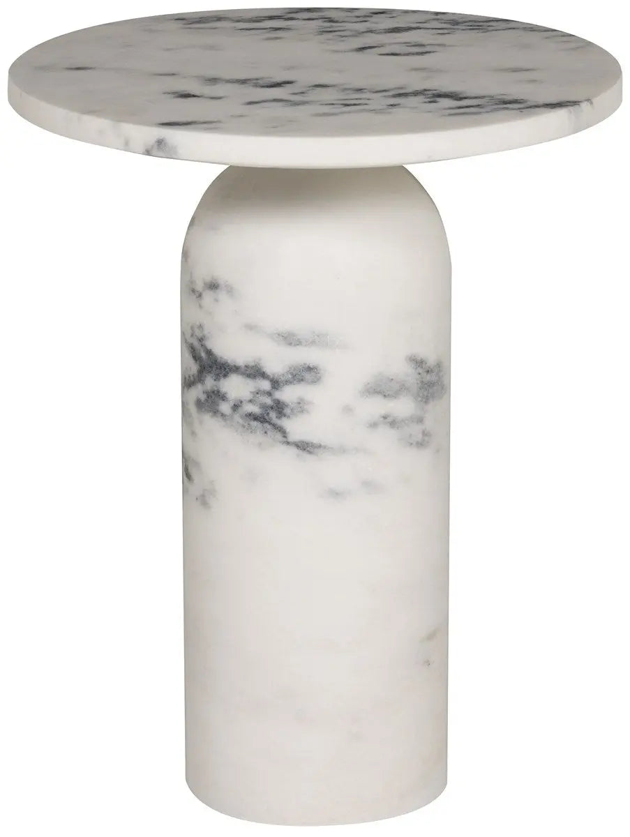 Canyon End Table – Ambaji White Marble