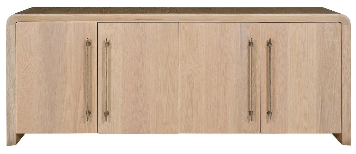 Form Buffet – Wirebrushed Oak, Four Doors in Wheat Finish