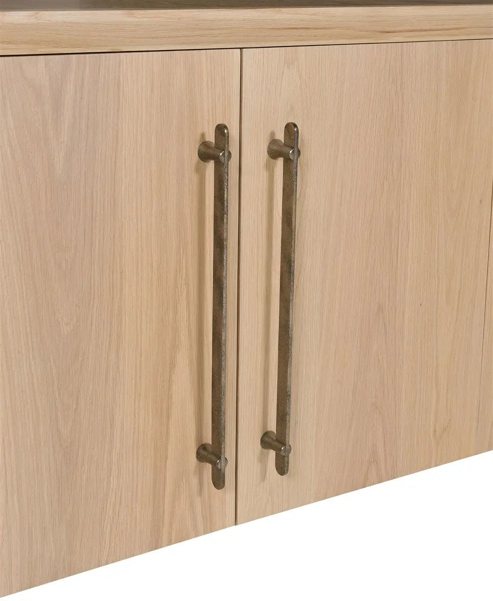 Form Buffet – Wirebrushed Oak, Four Doors in Wheat Finish